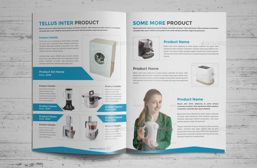 Product Promotion Catalog InDesign Template, Print Templates GraphicRiver